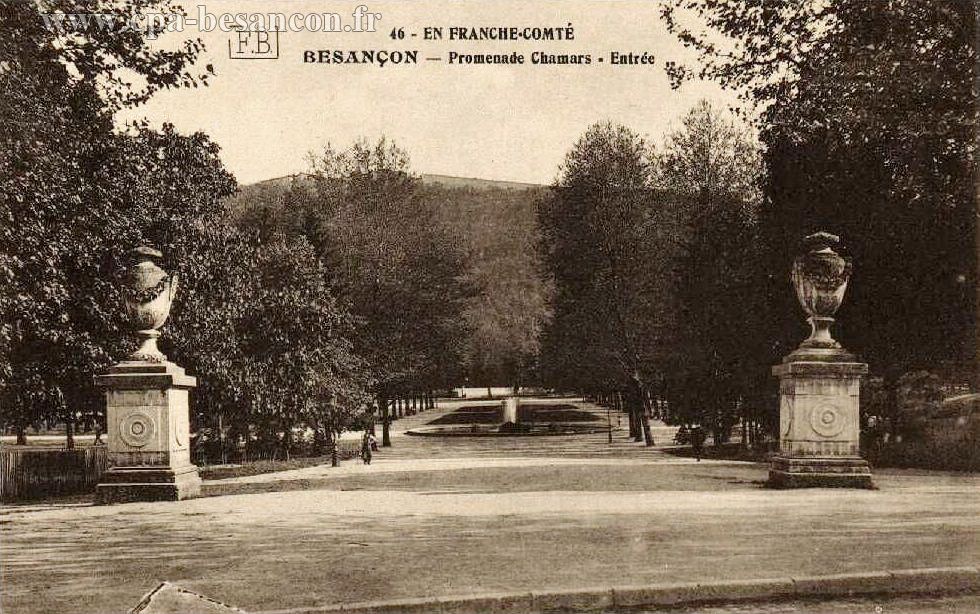 46 - EN FRANCHE-COMTÉ - BESANÇON - Promenade Chamars - Entrée